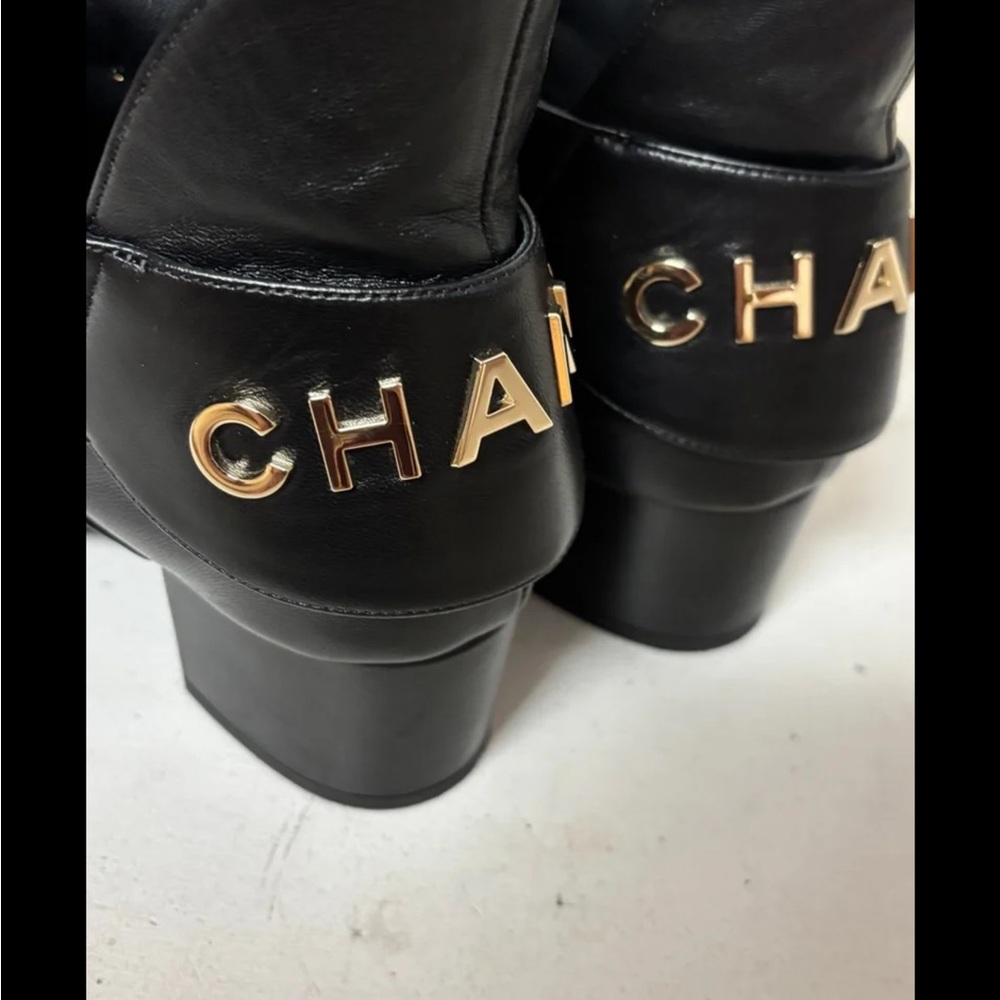 CHANEL Black Ankle Boots - Picture 13 of 15